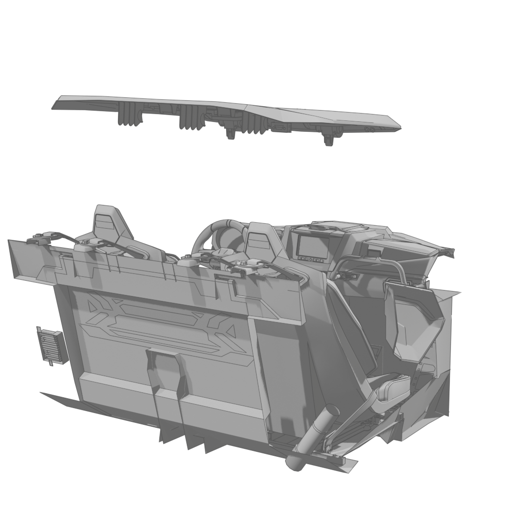 RZR Pro XP Interior Rear