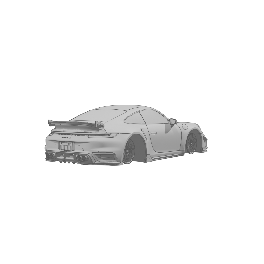 911 Turbo S Rear