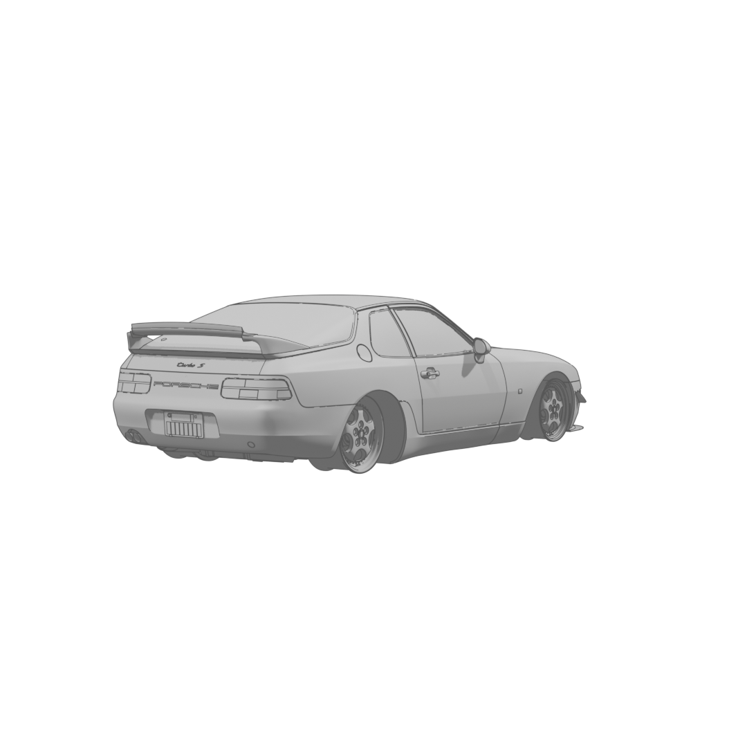 968 Turbo S Rear