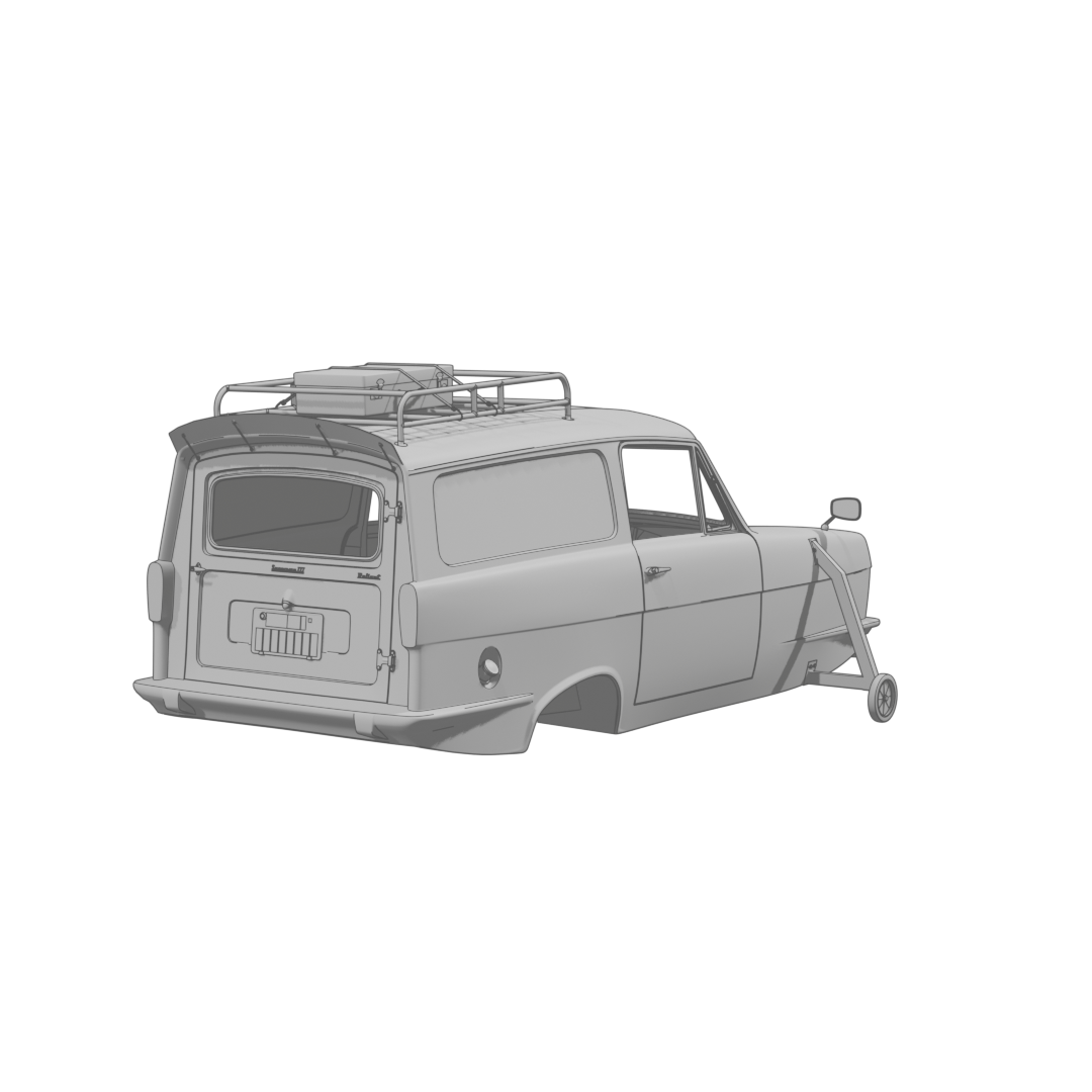 Supervan III Body Rear