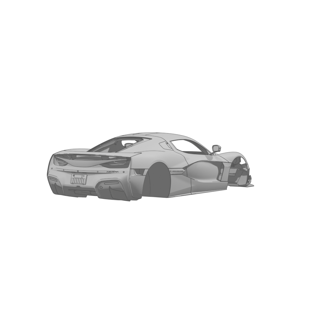Nevera Body Rear