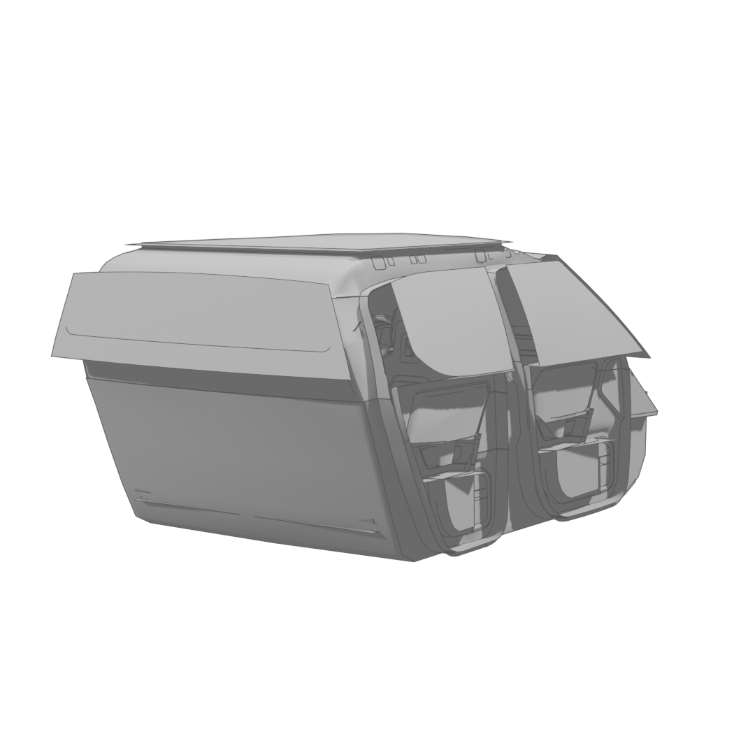 R1T Interior Rear