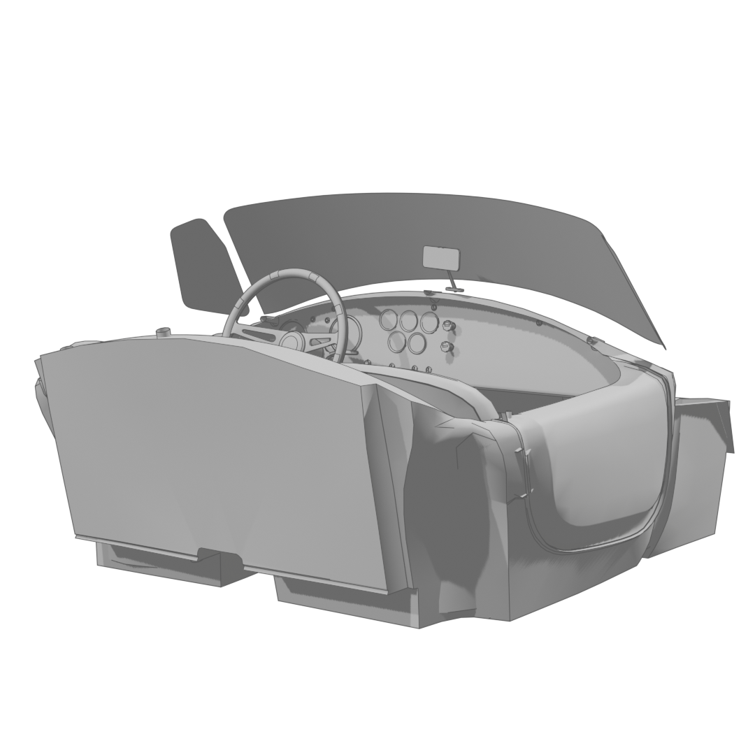 Cobra 427 Interior Rear