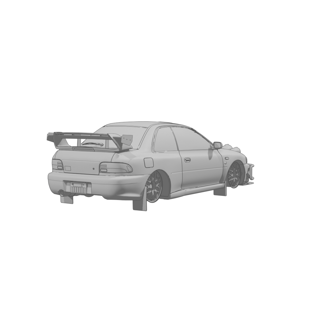 Impreza 22B Rear