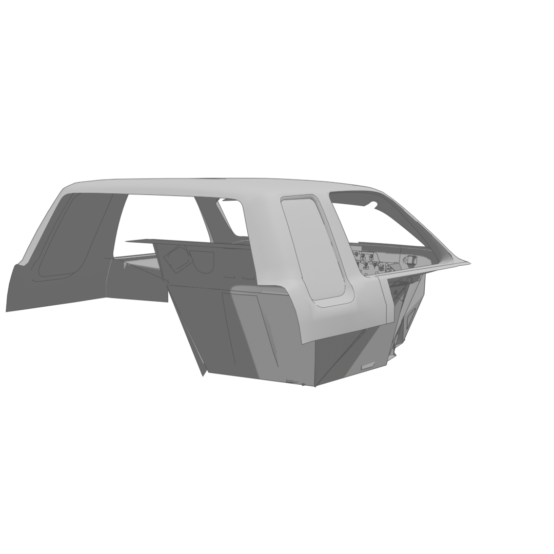 Baja Truck Interior Rear
