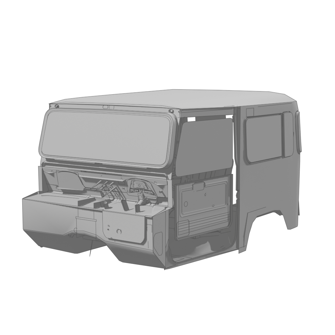 FJ40 Land Cruiser Interior Front
