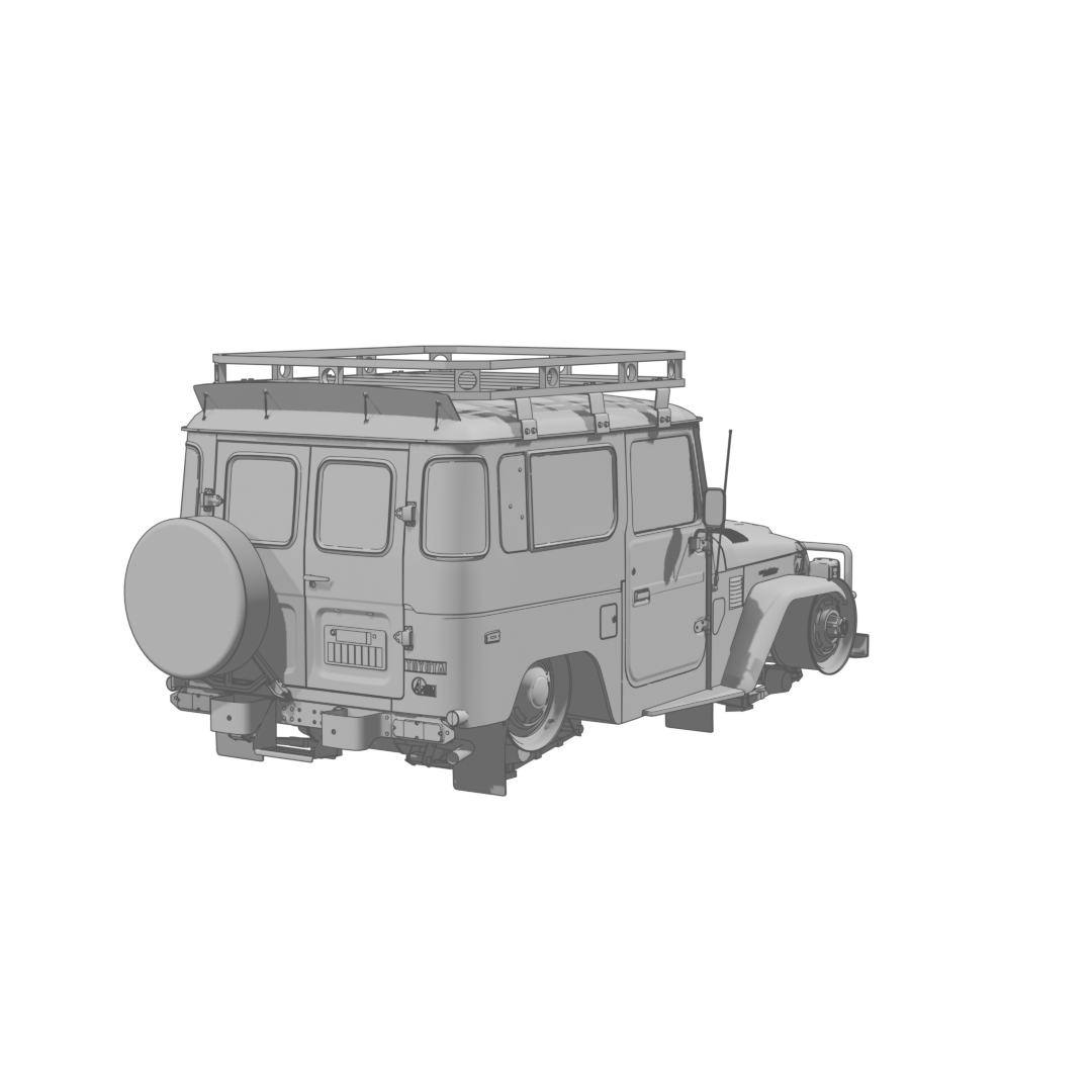 FJ40 Land Cruiser Rear