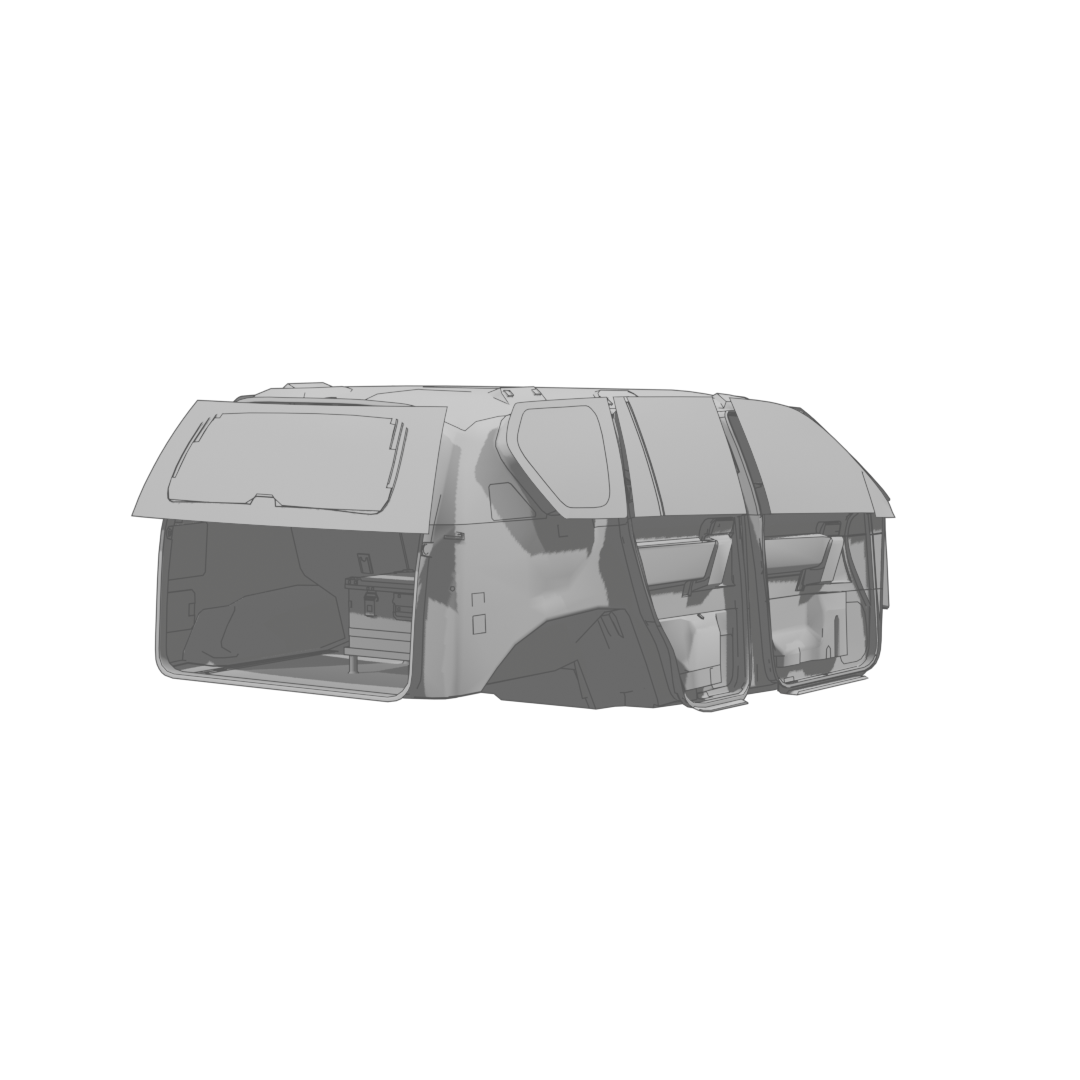 Land Cruiser Arctic Interior Rear