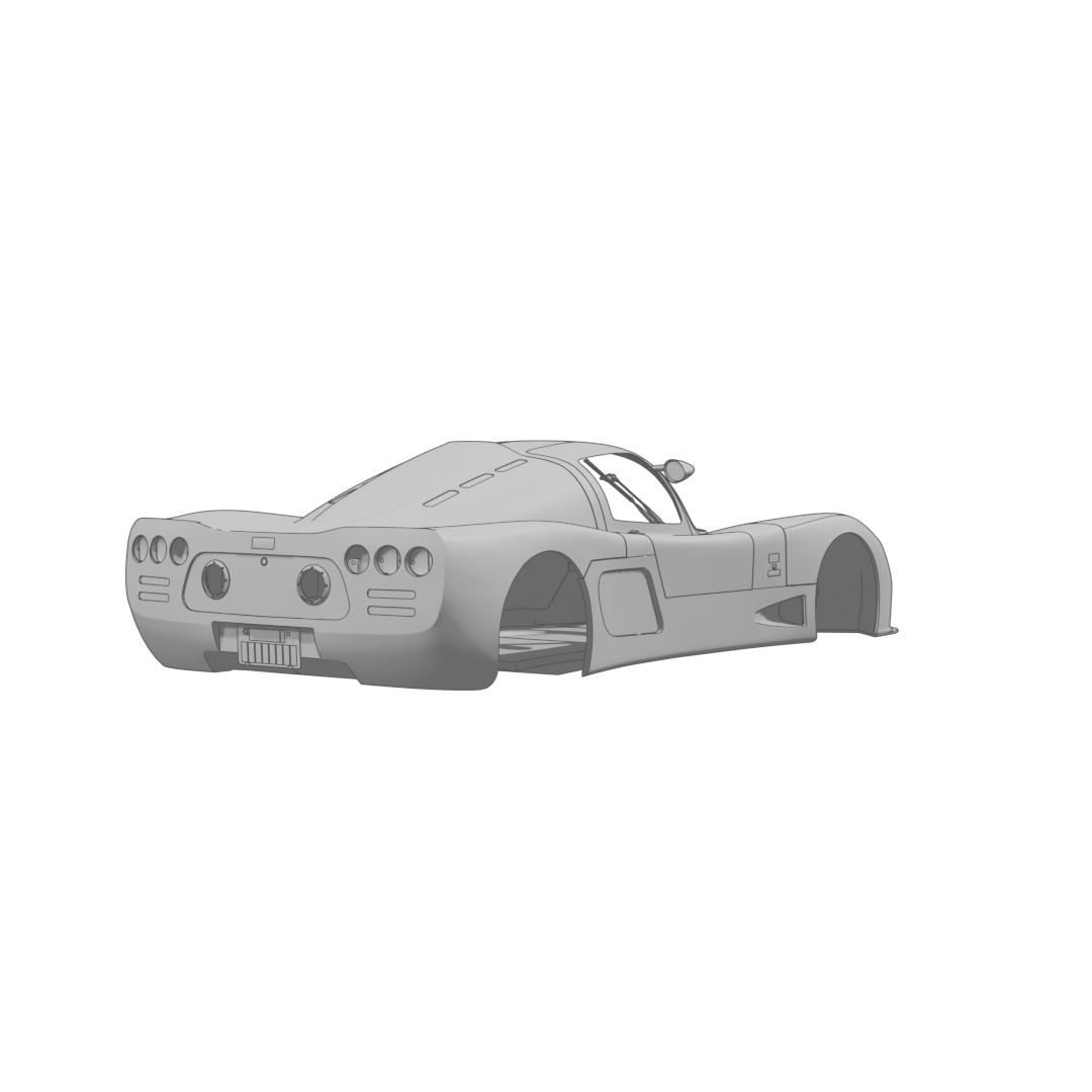 Evolution Coupe Body Rear