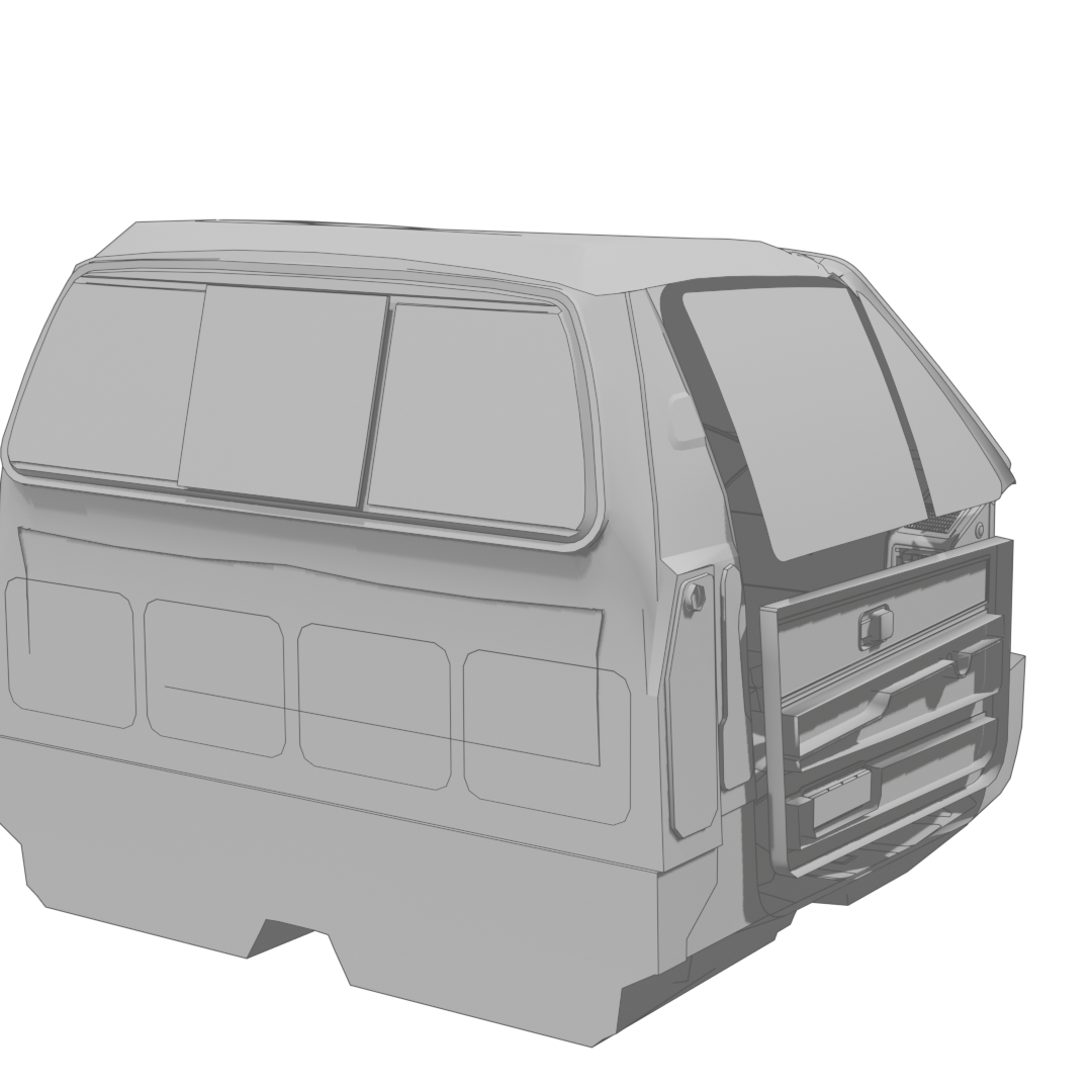 Caddy Interior Rear
