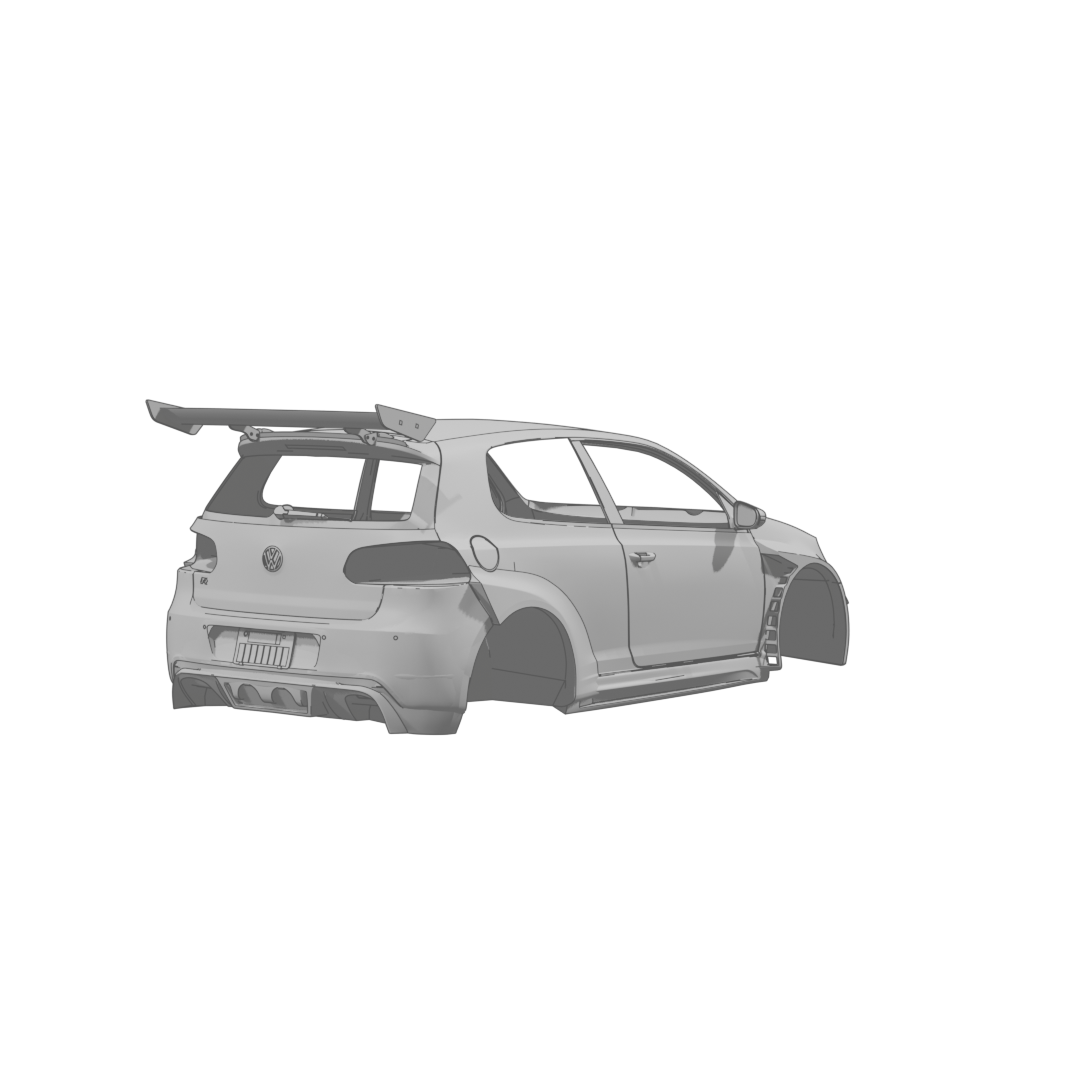 Golf R Body Rear