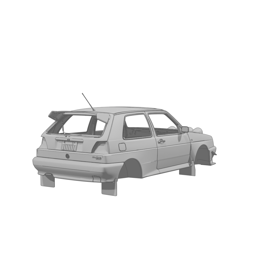 Golf Rallye Body Rear