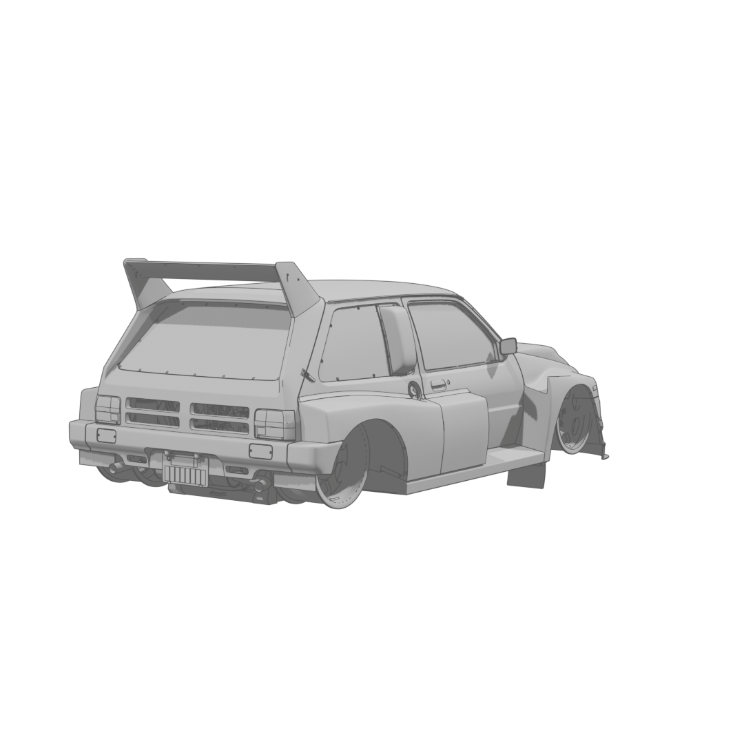 Metro 6R4 Rear