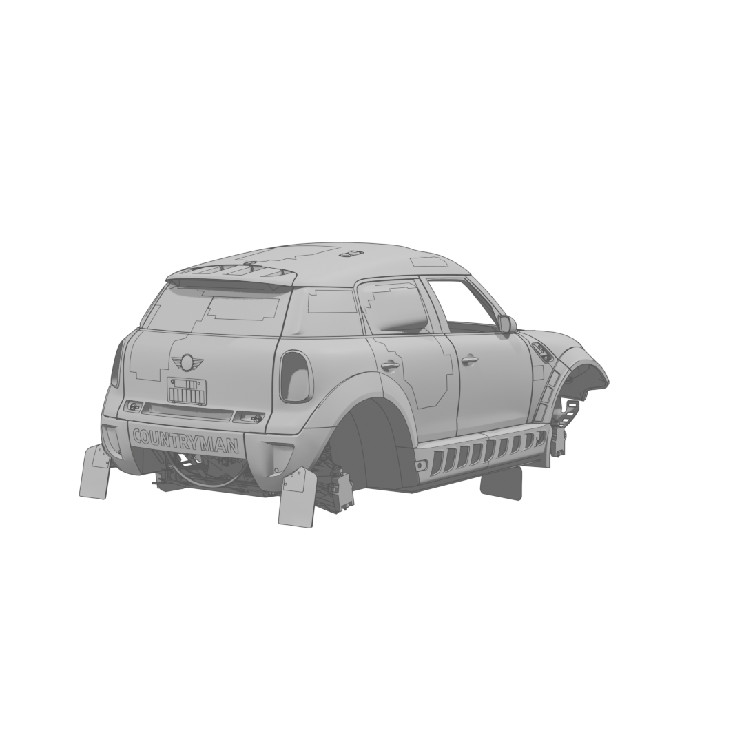X-Raid Countryman Body Rear